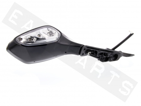 Specchietto retrovisore destro SYM GTS 125-300I 2012-2020 Pearl Dark Nero